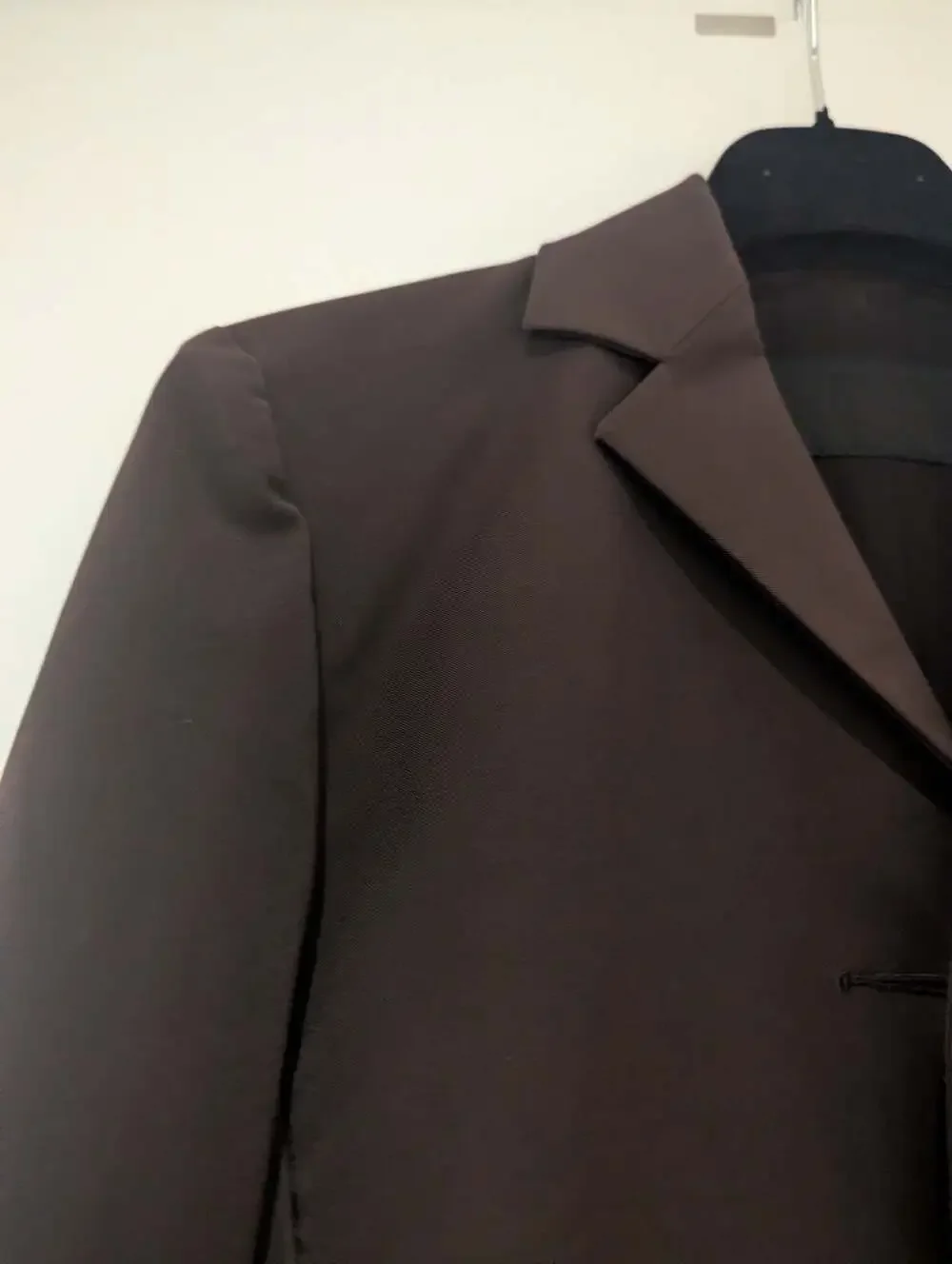 Prada Women's Brown Technical Fabric Blazer Jacket Size 40 - Picture 7 of 14